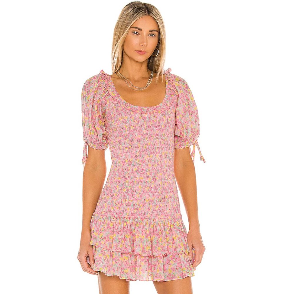 LOVE SHACK FANCY MELON PUNCH DRESS